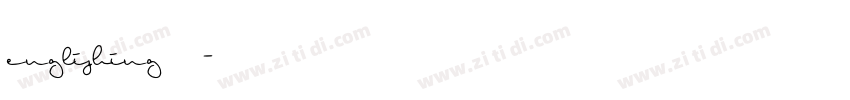 englishing 于氏字体转换